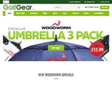 Tablet Screenshot of golfgear.co.uk